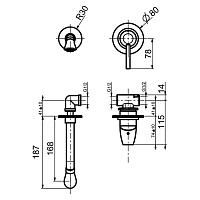 Webert Opera Moderna Смеситель для раковины, цвет: хром OE830606015