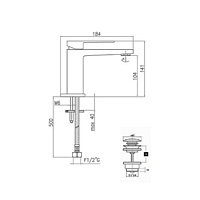 Webert Pegaso Смеситель для раковины, цвет: белый матовый PE830102740SSE