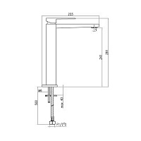 Webert Pegaso Смеситель для раковины, с донным клапаном, цвет: белый матовый PE830402740
