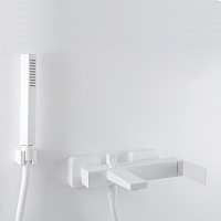 Webert Pegaso Смеситель для ванны, с душевым гарнитуром, цвет: белый матовый PE850101740