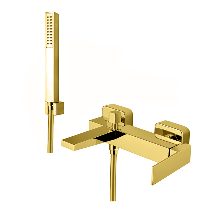 Webert Pegaso Смеситель для ванны, с душевым гарнитуром, цвет: золото PE850101010