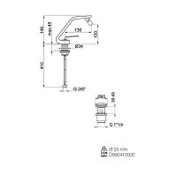 Webert Wolo Смеситель для биде, цвет: хром WO840102015