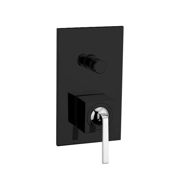 Webert Wolo Смеситель для ванны, цвет: черный матовый/хром WO860101564