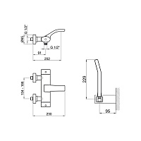 Webert Wolo Смеситель для ванны, цвет: хром WO980201015