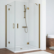 Vegas Glass Душевой уголок 110x189h см, проф. бронза стекло 6мм прозр. AFA-F 110*90 05 01 R