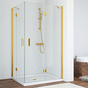 Vegas Glass Душевой уголок 90x189h см, проф. золото стекло 6мм прозр. AFA-F 90*80 09 01 R