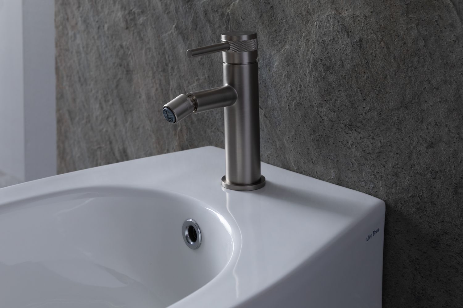 Allen Brau Fantasy Биде напольное 36,3x52 см, c 1 отв. под смеситель и переливом, цвет: белый глянц 4.11008.20