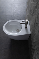 Allen Brau Fantasy Биде напольное 36,3x52 см, c 1 отв. под смеситель и переливом, цвет: белый глянц 4.11008.20