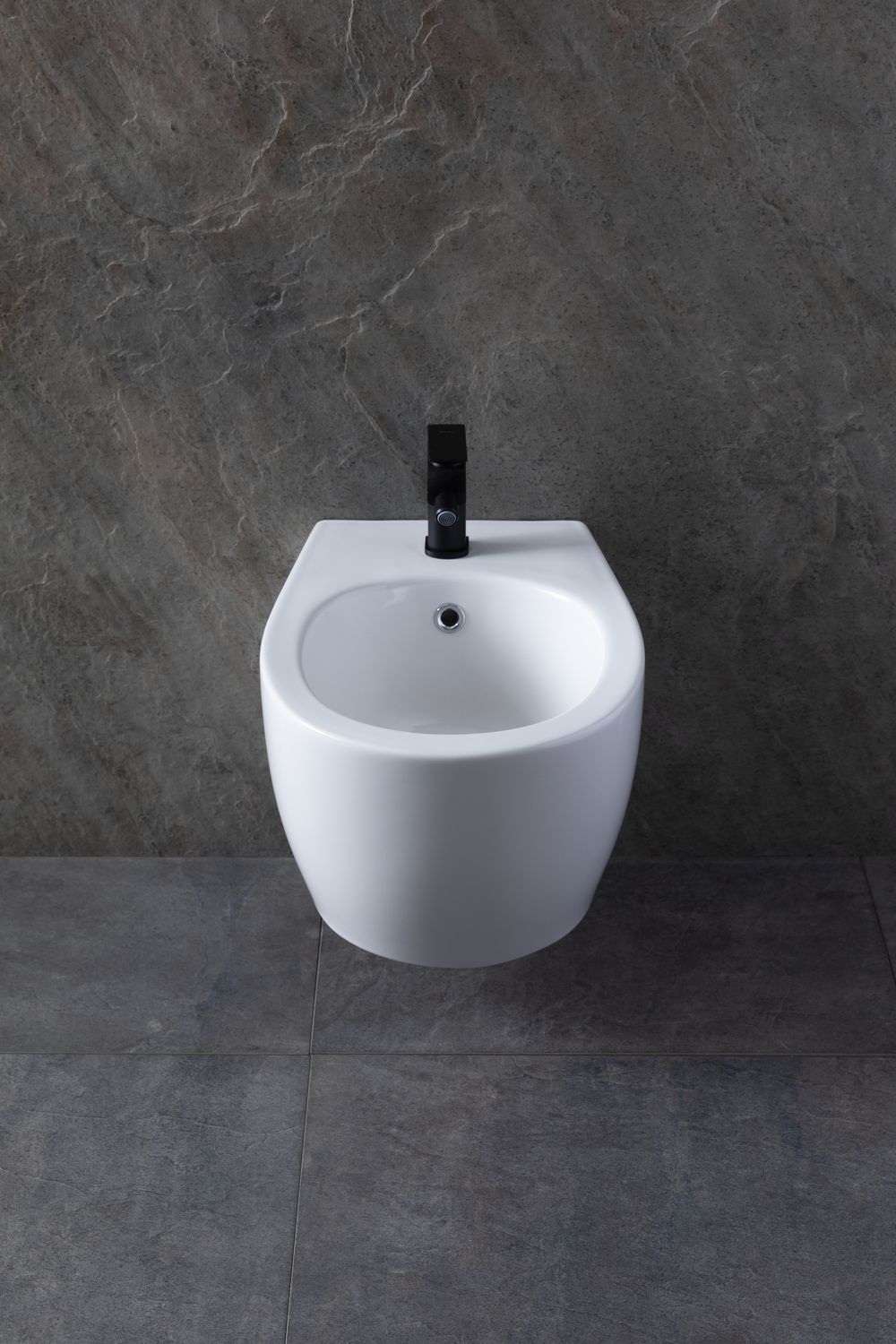 Allen Brau Fantasy Биде подвесное 36,3x51 см, c 1 отв. под смеситель и переливом, цвет: белый глянц 4.11006.20