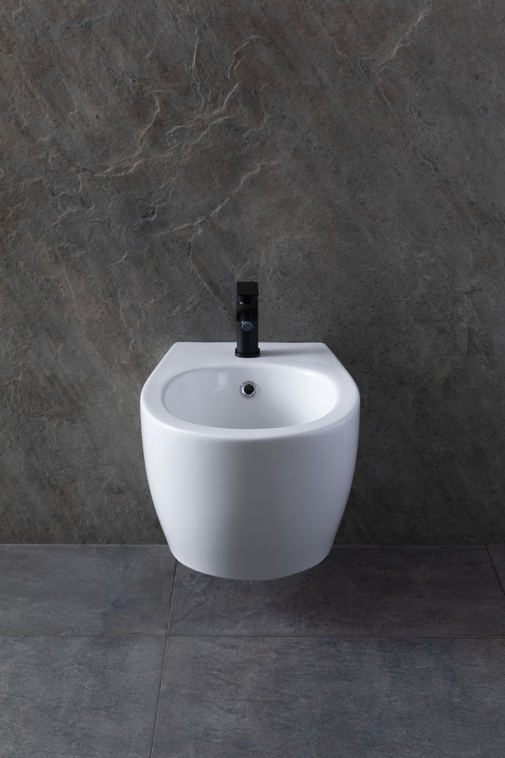 Allen Brau Fantasy Биде подвесное 36,3x51 см, c 1 отв. под смеситель и переливом, цвет: белый глянц 4.11006.20