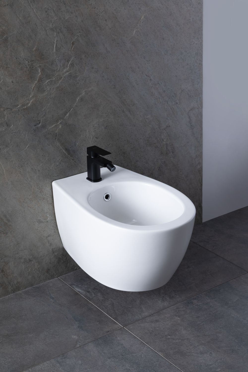 Allen Brau Fantasy Биде подвесное 36,3x51 см, c 1 отв. под смеситель и переливом, цвет: белый глянц 4.11006.20