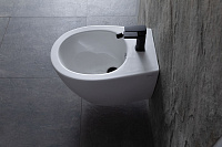 Allen Brau Fantasy Биде подвесное 36,3x51 см, c 1 отв. под смеситель и переливом, цвет: белый глянц 4.11006.20