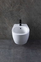 Allen Brau Fantasy Биде подвесное 36,3x51 см, c 1 отв. под смеситель и переливом, цвет: белый глянц 4.11006.20