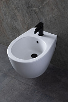 Allen Brau Fantasy Биде подвесное 36,3x51 см, c 1 отв. под смеситель и переливом, цвет: белый глянц 4.11006.20