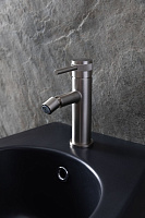 Allen Brau Fantasy Биде подвесное 36,3x51 см, c 1 отв. под смеситель и переливом, цвет: черный мат 4.11006.31