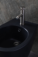 Allen Brau Fantasy Биде подвесное 36,3x51 см, c 1 отв. под смеситель и переливом, цвет: черный мат 4.11006.31