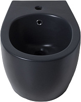 Allen Brau Fantasy Биде подвесное 36,3x51 см, c 1 отв. под смеситель и переливом, цвет: черный мат 4.11006.31