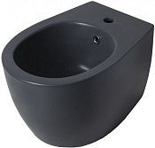 Allen Brau Fantasy Биде подвесное 36,3x51 см, c 1 отв. под смеситель и переливом, цвет: антрацит 4.11006.AN