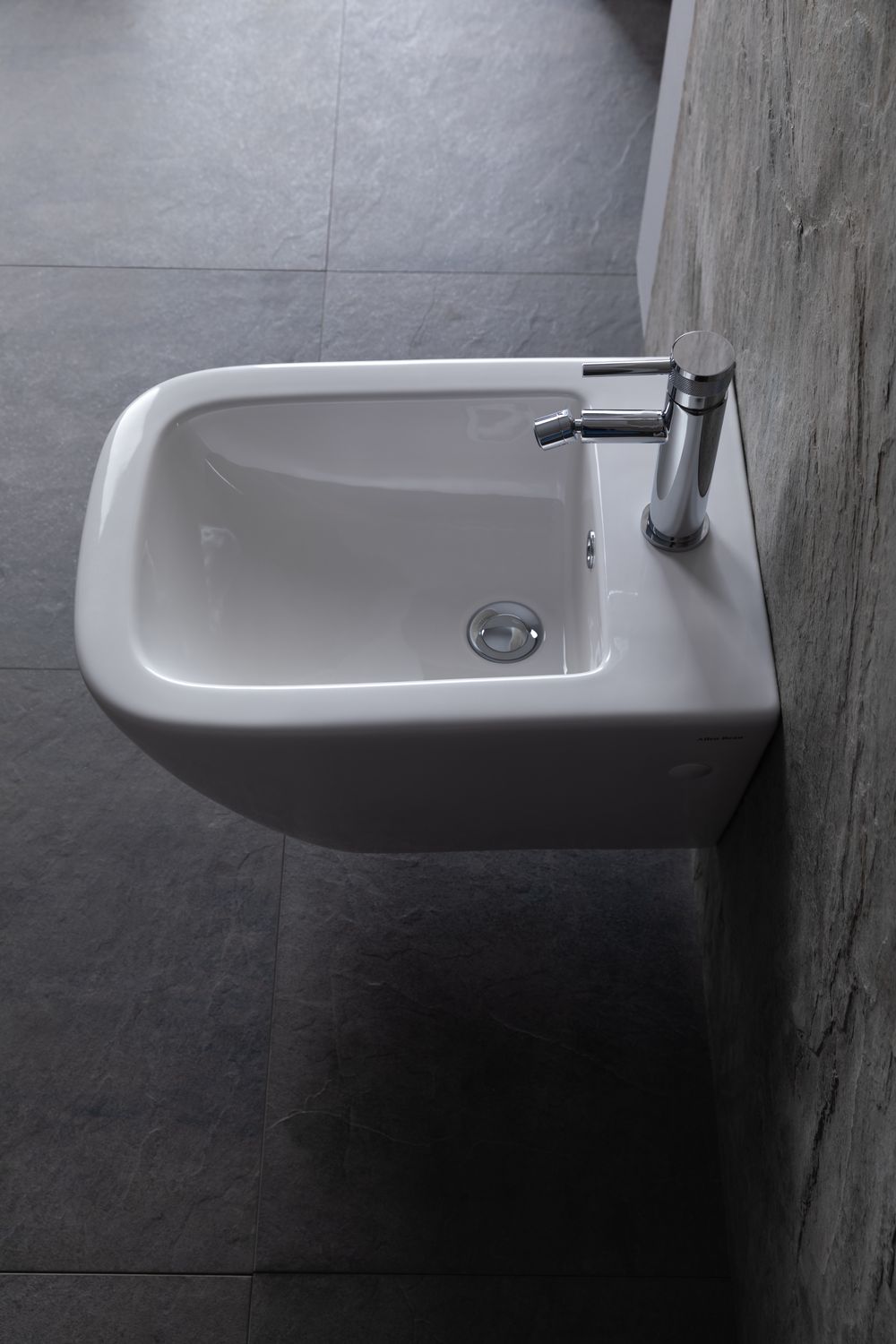 Allen Brau Infinity Биде подвесное 36x51,5 см, c 1 отв. под смеситель и переливом, цвет: белый глянц 4.21006.20