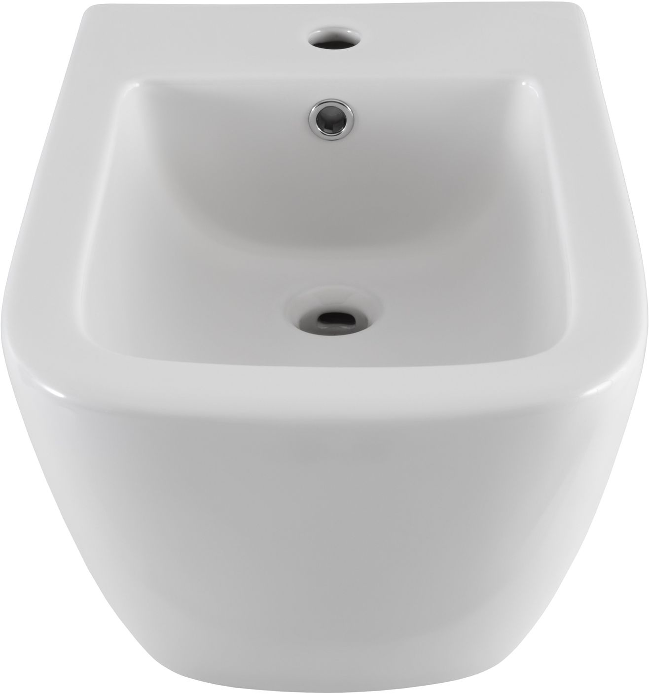 Allen Brau Infinity Биде подвесное 36x51,5 см, c 1 отв. под смеситель и переливом, цвет: белый глянц 4.21006.20