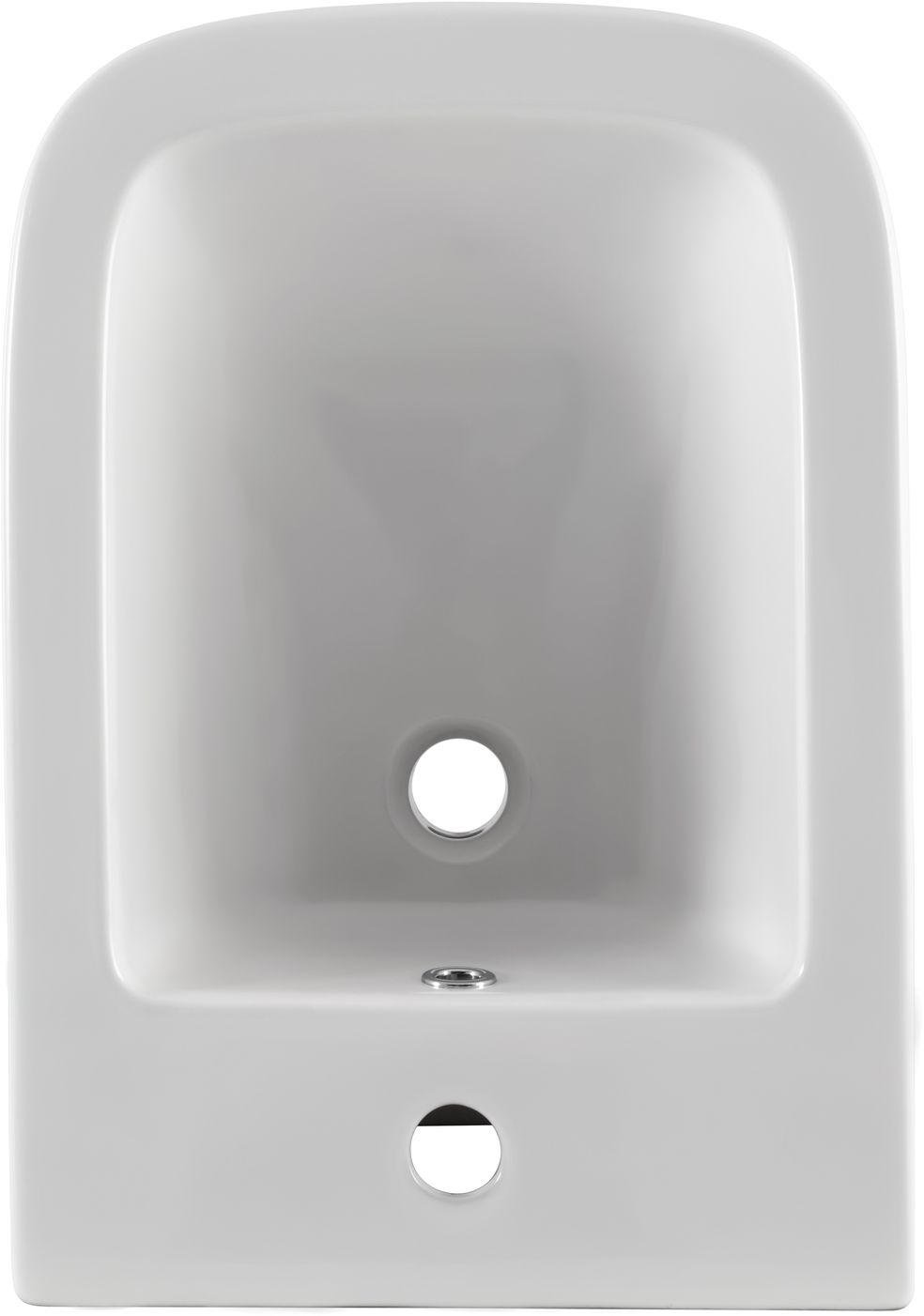 Allen Brau Infinity Биде подвесное 36x51,5 см, c 1 отв. под смеситель и переливом, цвет: белый глянц 4.21006.20