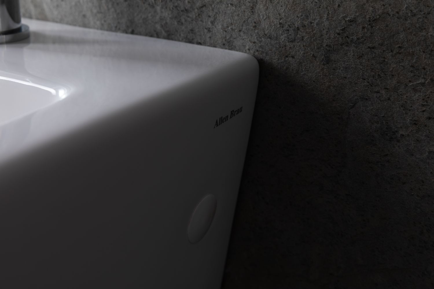 Allen Brau Infinity Биде подвесное 36x51,5 см, c 1 отв. под смеситель и переливом, цвет: белый глянц 4.21006.20