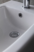 Allen Brau Infinity Биде подвесное 36x51,5 см, c 1 отв. под смеситель и переливом, цвет: белый глянц 4.21006.20