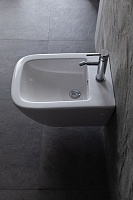 Allen Brau Infinity Биде подвесное 36x51,5 см, c 1 отв. под смеситель и переливом, цвет: белый глянц 4.21006.20