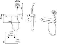 Allen Brau Fantasy Смеситель для душа термостатический с душем, без излива, цвет: хром 5.11002-00