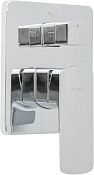 Allen Brau Infinity Смеситель для душа, на 2 потребителя, с внутренней частью, цвет: хром 5.21014-00