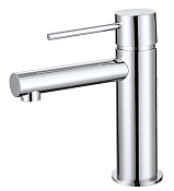 Allen Brau Glority Смеситель для раковины, без донного клапана, излив 11,7 см, цвет: хром 5.51001-00