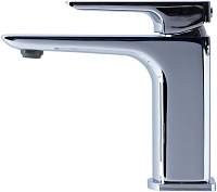 Allen Brau Infinity Смеситель для раковины, без донного клапана, излив 11,9 см, цвет: хром 5.21001-00