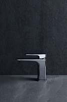 Allen Brau Infinity Смеситель для раковины, без донного клапана, излив 11,9 см, цвет: хром 5.21001-00