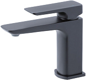 Allen Brau Infinity Смеситель для раковины, без донного клапана, излив 11,9 см, цвет: черный матовый 5.21001-31