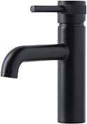 Allen Brau Priority Смеситель для раковины, без донного клапана, излив 12,5 см, цвет: черный матовый 5.31001-31