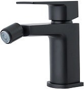 Allen Brau Infinity Смеситель для биде с донным клапаном, излив 11,2 см, цвет: черный матовый 5.21004-31