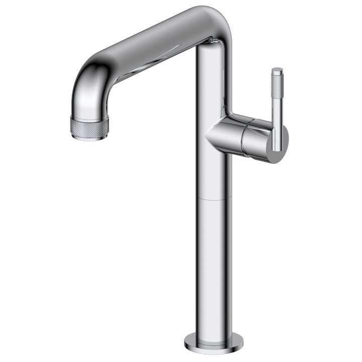 Allen Brau Reality Смеситель для раковины высокий, без донного клапана, излив 19 см, цвет: хром 5.32002-00