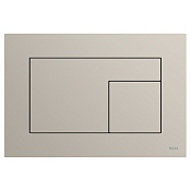 Tece Velvet Кнопка смыва для унитаза с покрытием от отпечатков пальцев, fenix, цвет: серовато-бежев. 9240733