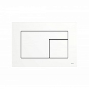 Tece Velvet Кнопка смыва для унитаза с покрытием против отпечатков пальцев, fenix, цвет: белый 9240735