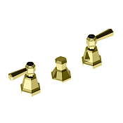 Stella Eccelsa Leve Смеситель для биде, на 3 отверстия, без излива, цвет: золото 24К EL 00200 AU00