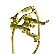 Stella Eccelsa Leve Смеситель для ванны, с ручным душем, цвет: золото 24К EL 02209 AU00