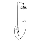 Stella Roma Душевая стойка с верхним душем 22 см, цвет: хром RM 06150 CR00