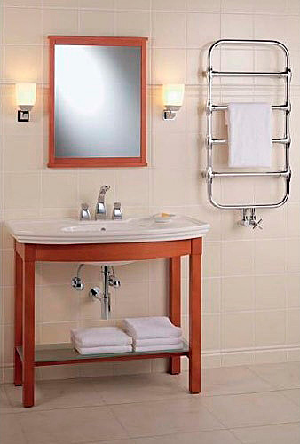 Полотенцесушитель водяной Zehnder Nobis  хром NOB-100-050