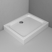 Am.Pm Gem Душевой поддон из акрила, 100х80х15h см, цвет: белый глянцевый W90T-404-100280W