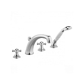 Kludi 1926 Смеситель на борт ванны с ручным душем и держателем, цвет: хром 515240520