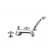 Kludi 1926 Смеситель на борт ванны с ручным душем и держателем, цвет: хром 515250520