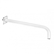 Kludi A-QA Кронштейн для душа DN 15 настенный 40 см, цвет: белый 6653491-00