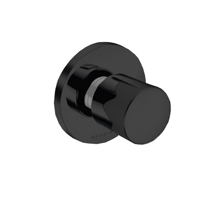Kludi Balance Встраиваемый вентиль для душа, внешняя часть, цвет: черный матовый/хром 528158775