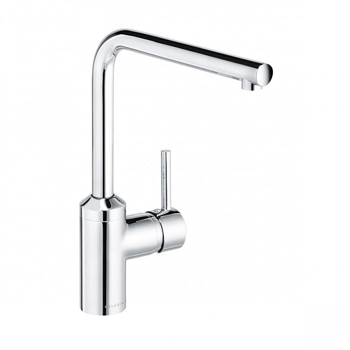Kludi L-Ine Смеситель для кухни рычажный, высота излива 27,5 см, цвет: хром 428190577