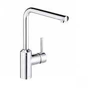 Kludi L-Ine Смеситель для кухни рычажный, высота излива 27,5 см, цвет: хром 428190577